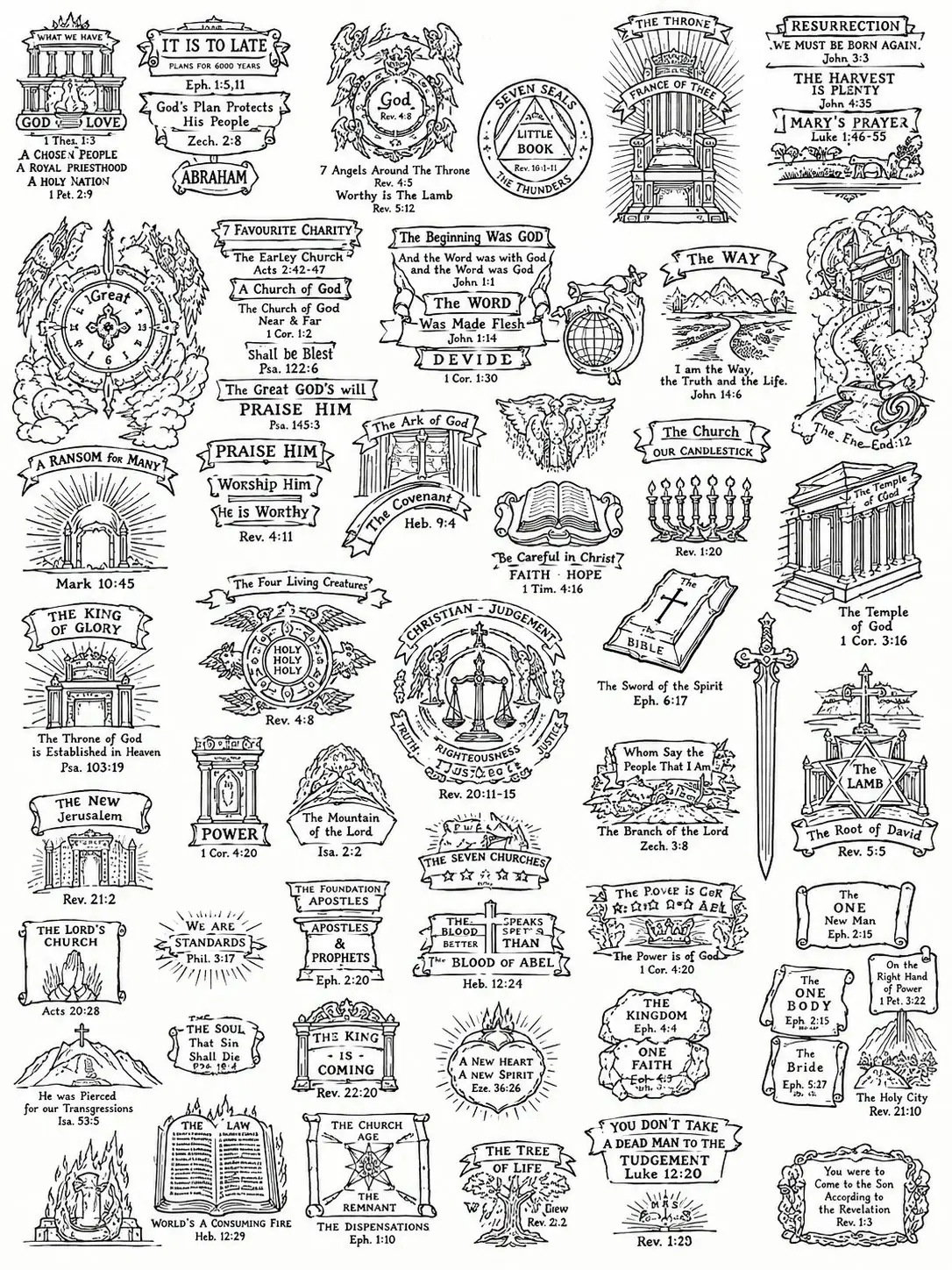 Scripture Emblems artwork